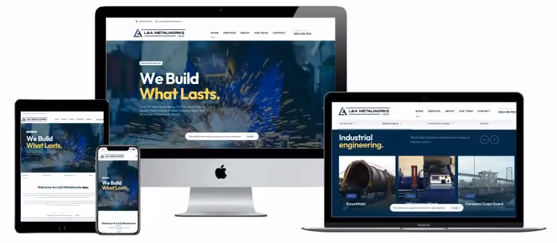 L&A Metalworks website